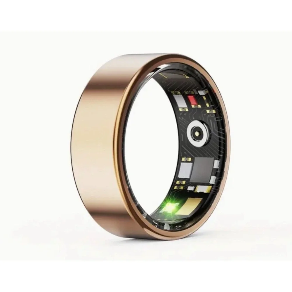 NWT Rose Gold Smart Ring Health Tracker Sleep Monitor Heart Rate Waterproof Sz 8